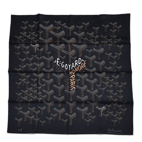 black goyard scarf|gucci goyardine scarf.